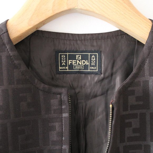 Fendi Vintage Zucca Monogram Vest Size Small - Picture 3 of 7
